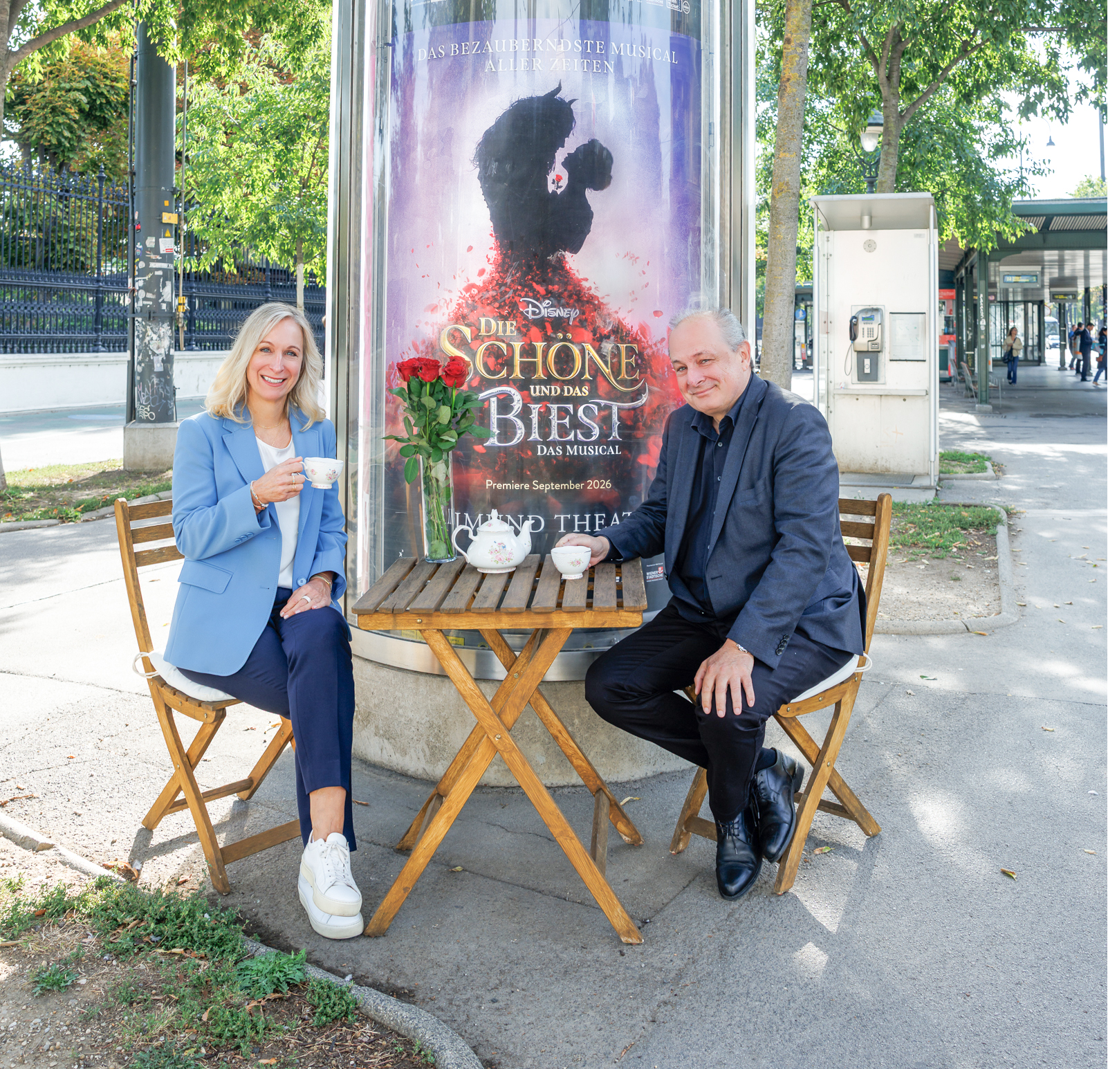 Fotoshooting Plakatkampagne zu Disneys DIE SCHÖNE UND DAS BIEST